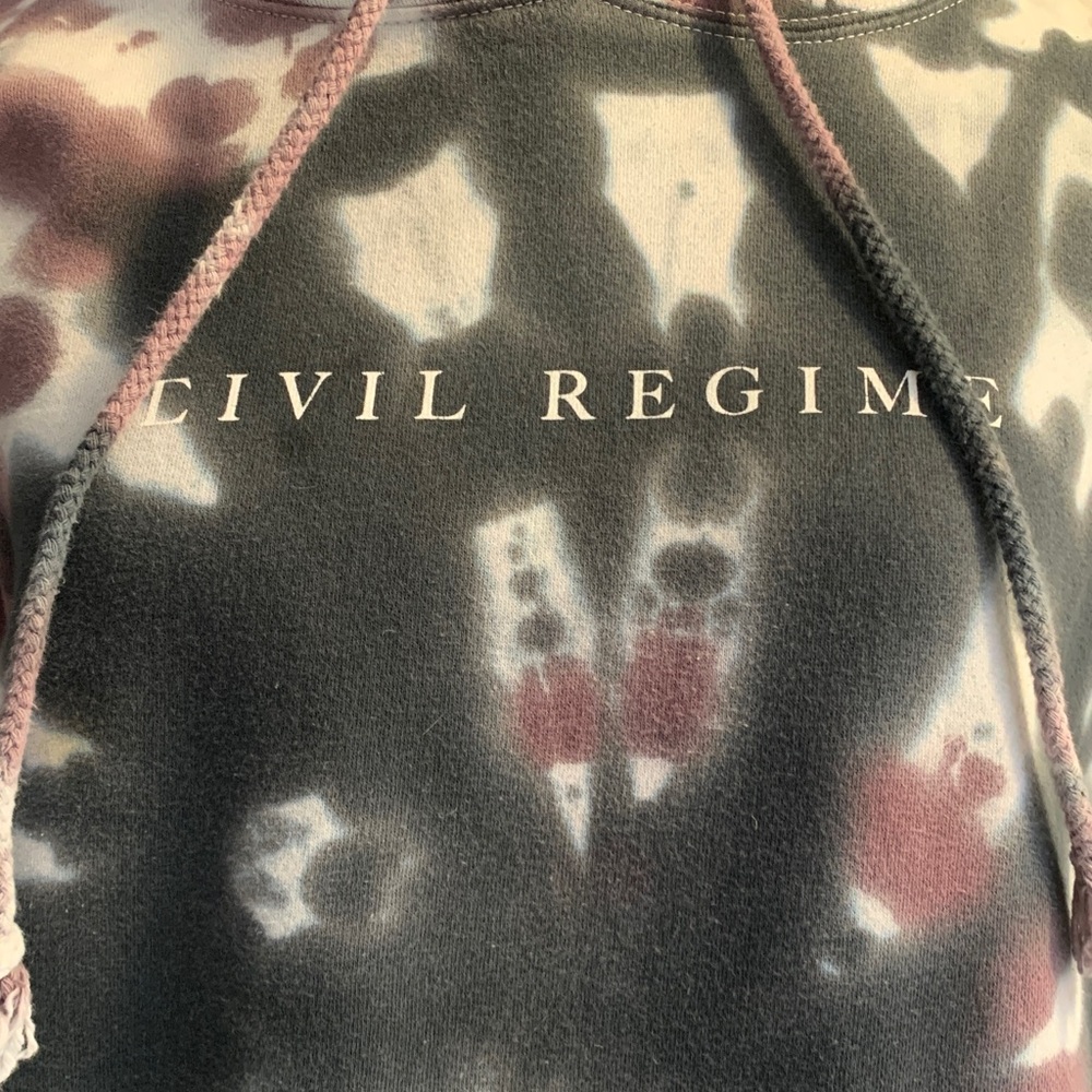 Civil Regime Tie-Dye Hoodie for Men - Picture 2 of 14